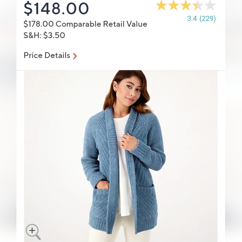 New Barefoot Dreams size M